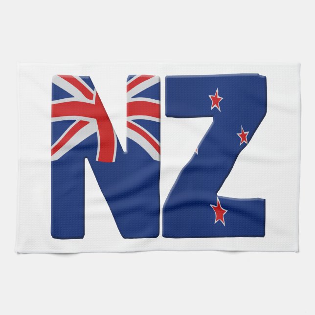 Linge De Cuisine Drapeau néo-zélandais (Horizontal)