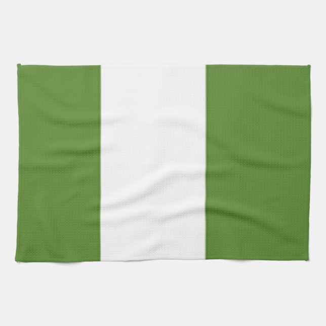 Linge De Cuisine Drapeau nigérian (Horizontal)