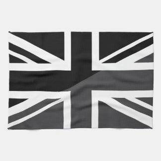 Linge De Cuisine Drapeau noir et gris d'Union Jack les Anglais