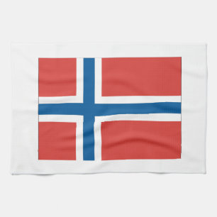 Linge De Cuisine Drapeau norvégien