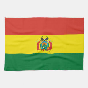 Linge De Cuisine Drapeau patriotique bolivien