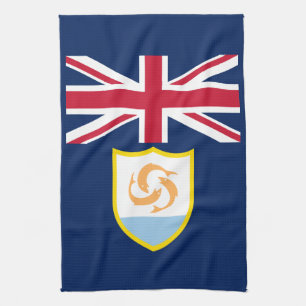 Linge De Cuisine Drapeau patriotique d'Anguilla