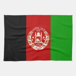 Linge De Cuisine Drapeau patriotique de l'Afghanistan