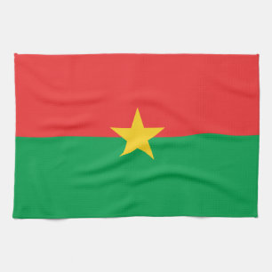 Linge De Cuisine Drapeau patriotique du Burkina Faso