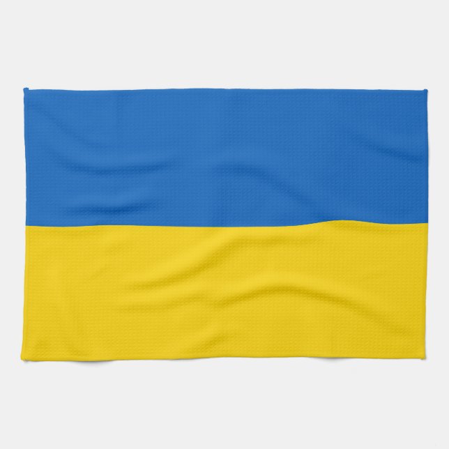 Linge De Cuisine Drapeau patriotique ukrainien (Horizontal)
