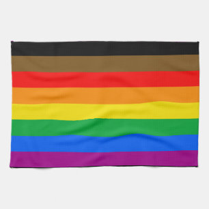 Linge De Cuisine Drapeau Philly Rainbow Pride