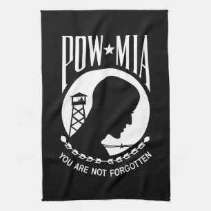 Linge De Cuisine Drapeau POW MIA : Soldats disparus de la guerre du