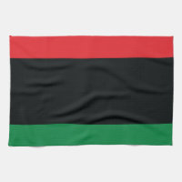 Drapeau rouge, noir et vert