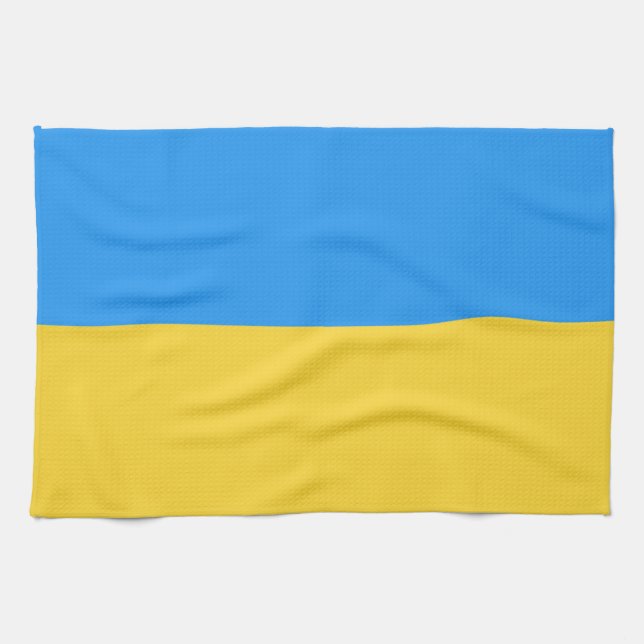 Linge De Cuisine Drapeau ukrainien (Horizontal)