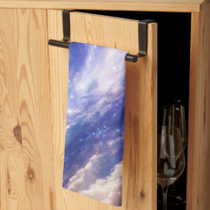 Linge De Cuisine Dreamscape cosmique : Nebula scintillante et nuit 