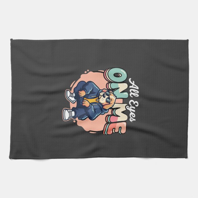 Linge De Cuisine Drip Dog Tous les yeux sur moi (Horizontal)
