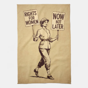 Linge De Cuisine Droits des femmes, Suffragette féministe Vintage