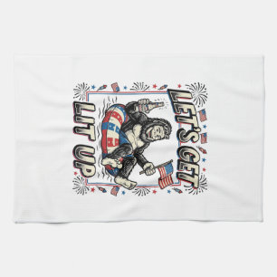 Linge De Cuisine Drôle Bigfoot Allumons Patriote