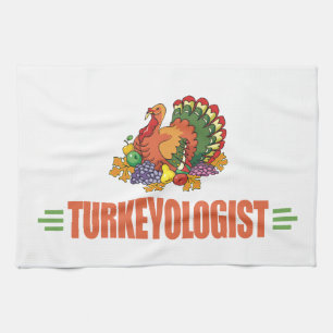 Linge De Cuisine Drôle de Thanksgiving Turquie
