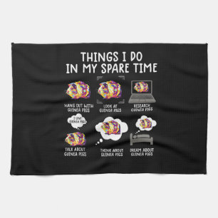 Linge De Cuisine Drôle Guinéen Cochon Que Je Fais Dans Mon Temps Li