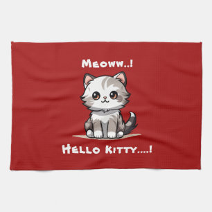 Linge De Cuisine Drôle mignon Chat Catmas Humour