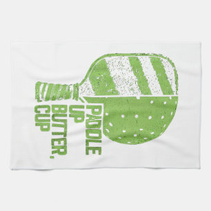 Linge De Cuisine Drôle Pickleball Paddle Up Butter Cup
