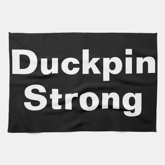 Linge De Cuisine Duckpin Strong Towel - 100 % personnalisable (Horizontal)