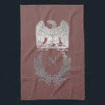 Linge De Cuisine Eagle impérial français<br><div class="desc">Eagle impérial français (Aigle de drapeau, Lit. "aigle de drapeau") se rapporte au chiffre d'un aigle sur un personnel porté dans la bataille comme norme par le grand Armée du napoléon I pendant les guerres napoléoniennes. Bien qu'elles aient été présentées avec des couleurs régimentaires, les régiments du napoléon que j'ai...</div>