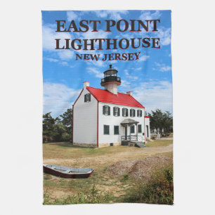 Linge De Cuisine East Point Lighthouse, New Jersey Tea Towel