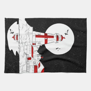 Linge De Cuisine East Quoddy Head Phare plat