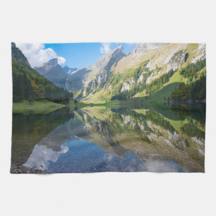 Linge De Cuisine Eau   Seealpsee Lac Alpes suisses Suisse