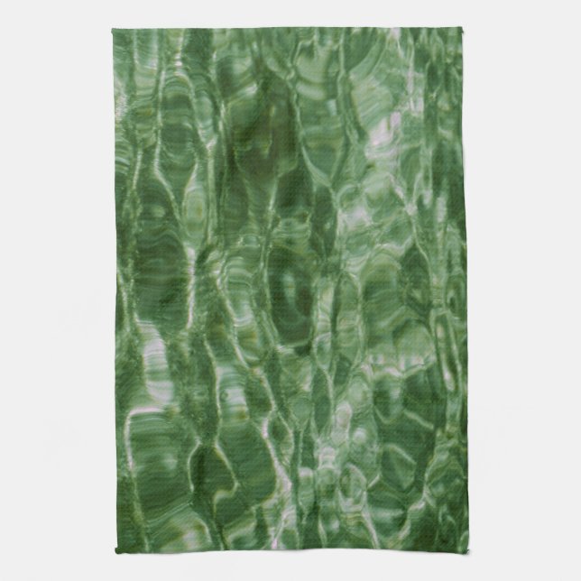 Linge De Cuisine Eau verte (Vertical)