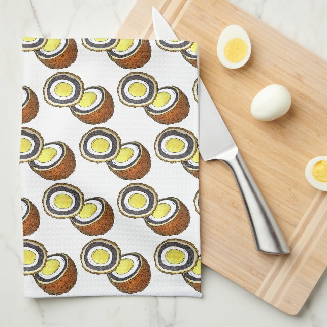 Linge De Cuisine Eaux écossaises à coque rigide Royaume-Uni Snack F (Quart Plié)