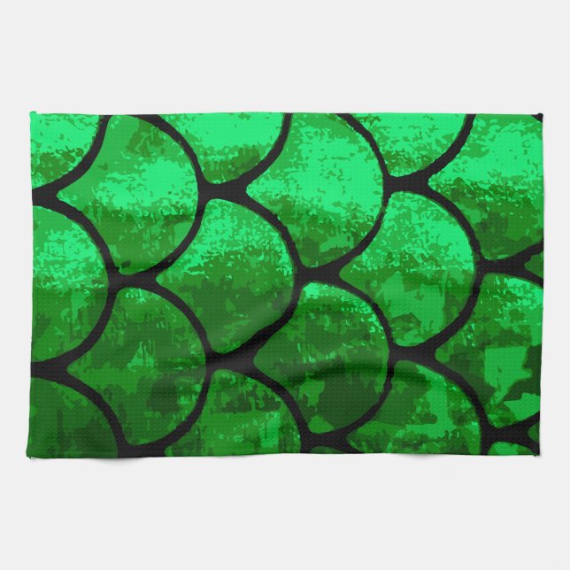 Linge De Cuisine écailles de poisson (Horizontal)
