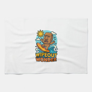 Linge De Cuisine Échec du Surf Wipeout Moai Chibi