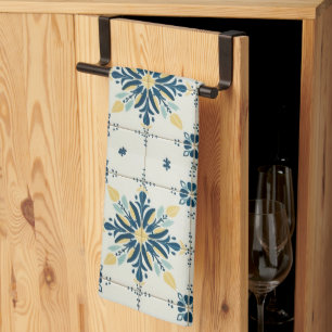 Linge De Cuisine Éclatement Stellaire Atomique Rétro Moderne du Mil