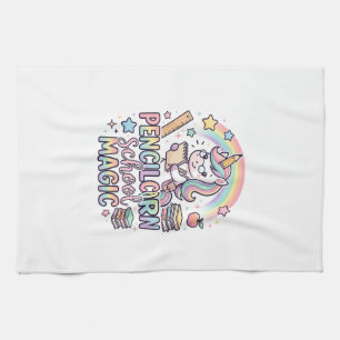 Linge De Cuisine École de licorne Pencilcorn Magie Autocollant ador