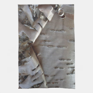 Linge De Cuisine Écorce de bouleau frisé Arbre rustique