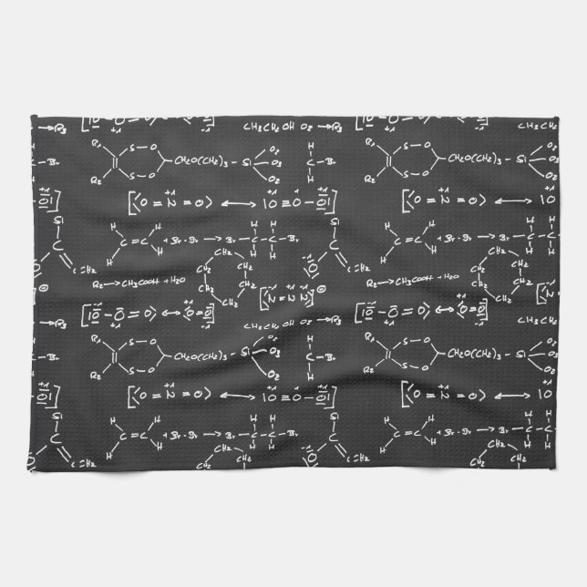 Linge De Cuisine Écriture de formule chimique (Horizontal)