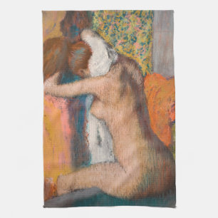 Linge De Cuisine Edgar Degas - Après le bain, femme s'essuyant le c
