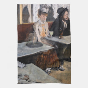 Linge De Cuisine Edgar Degas - Dans un café / L'Absinthe
