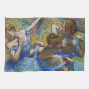 Linge De Cuisine Edgar Degas - Danseuses bleues