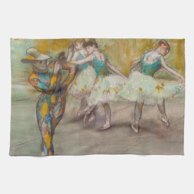 Linge De Cuisine Edgar Degas - Harlequin Dance (Horizontal)