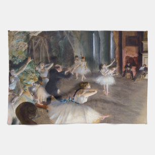 Linge De Cuisine Edgar Degas - La répétition du ballet sur scène