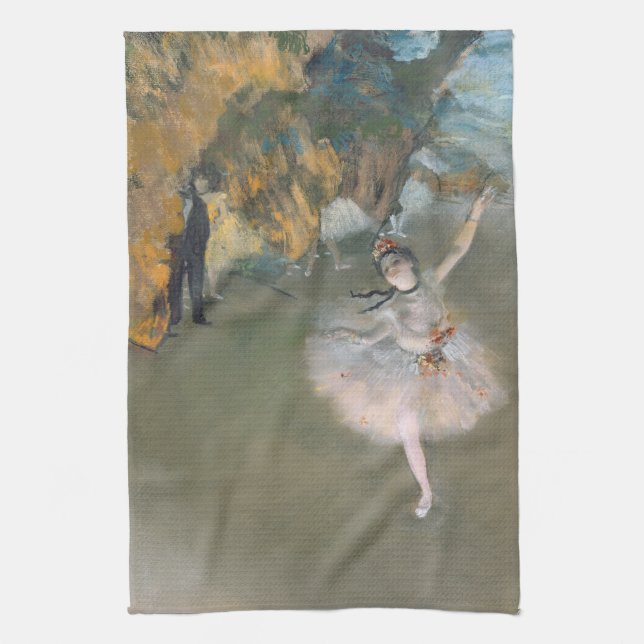 Linge De Cuisine Edgar Degas | L'étoile ou la danseuse sur scène (Vertical)