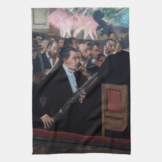 Linge De Cuisine Edgar Degas - L'orchestre de l'Opéra (Vertical)