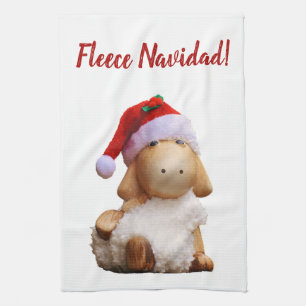 Linge De Cuisine Editable Fleece Navidad
