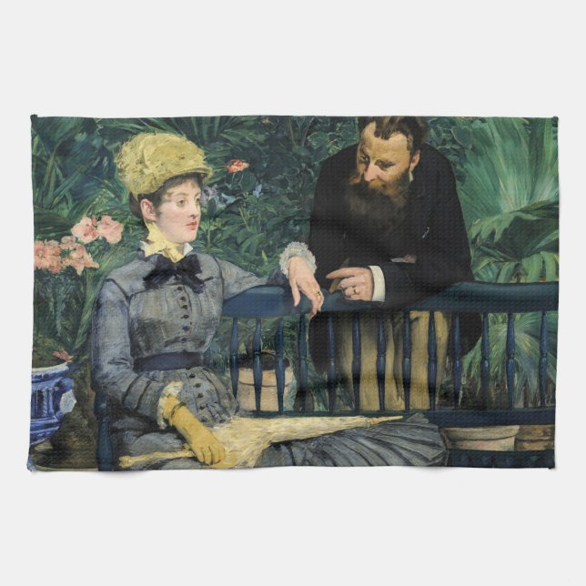 Linge De Cuisine Edouard Manet - Dans la serre (Horizontal)