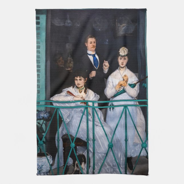 Linge De Cuisine Edouard Manet - Le Balcon / Le Balcon (Vertical)