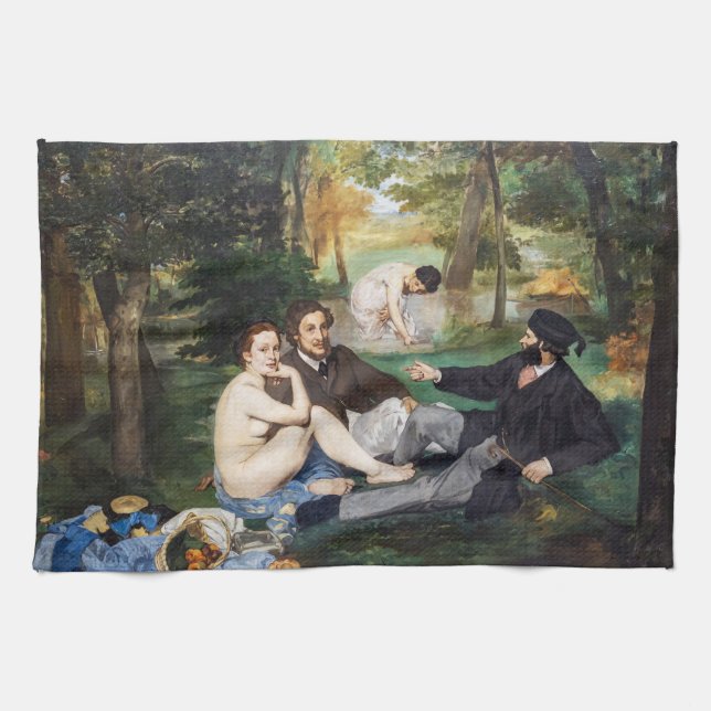 Linge De Cuisine Edouard Manet - Le déjeuner sur l'herbe (Horizontal)