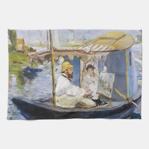 Linge De Cuisine Edouard Manet - Monet dans son Studio Boat