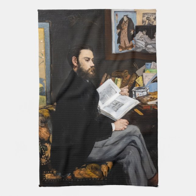 Linge De Cuisine Edouard Manet - Portrait d'Emile Zola (Vertical)