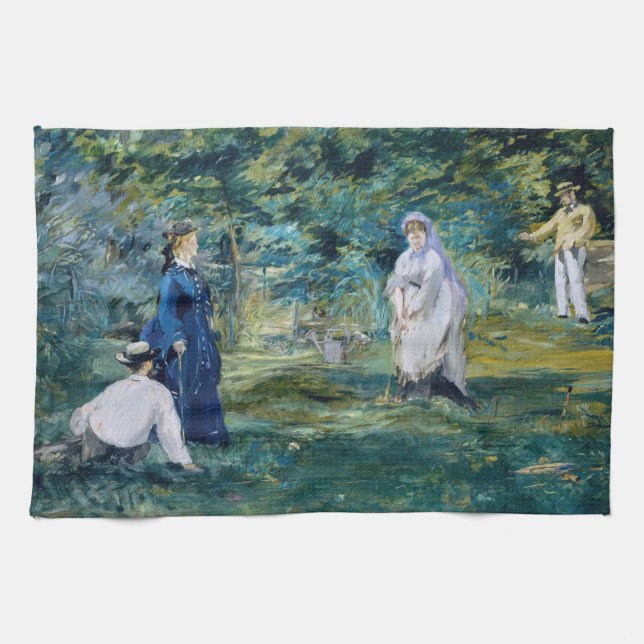 Linge De Cuisine Edouard Manet - Un jeu de Croquet (Horizontal)