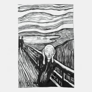 Linge De Cuisine Edvard Munch - La lithographie de cri