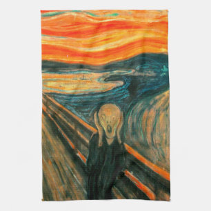 Linge De Cuisine EDVARD MUNCH - le cri perçant 1893